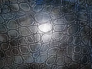 7"x12" Blue & Gray Stone Embossed Cowhide Leather avg 0.8mm thick #396 - Picture 1 of 2