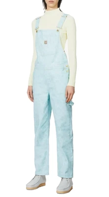 House of Sunny Women's Wide Leg Camouflage Denim Dungarees Blue Size 10 - NEW - Image 1 of 4