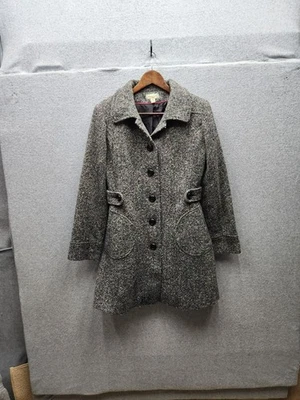 Abrigo de tweed American Rag Cie para niñas M mezcla de lana botón delantero Foto 1 de 4