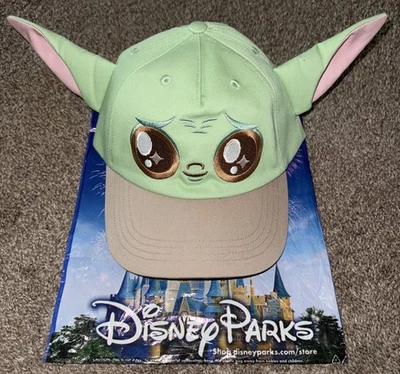 Chapéu de beisebol juvenil Star Wars Mandalorian The Child Baby Yoda parques da Disney novo sem etiquetas - Imagem 1 de 4