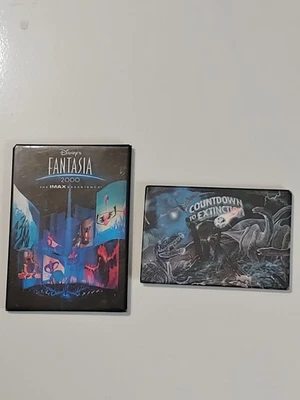 VTG DISNEY Animal Kingdom MAGNET COUNTDOWN TO EXTINCTION Fridge Fantasia 2000 - Image 1 of 4