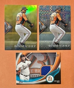 EDUARDO RODRIGUEZ 2014 Bowman Plat #BPCP54 GOLD/50 & XFRACTOR, Topps #DD-ER - Picture 1 of 3
