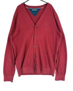 Cárdigan De Hombre Tommy Hilfiger 5% Cachemira Suéter Talla L - Imagen 1 de 9