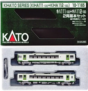 N Gauge Kato 10-1165 Kiha 111-100 112-100 110 Series 2-Car Basic Se-Bb - Picture 1 of 4