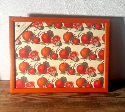 Knietablett, Laptray, Laptop- oder Tablettkissen, Tablett, Motiv: Orangen - Bild 1 von 3