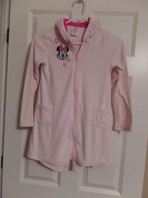 Encubrimiento con capucha para nadar para niñas, Disney, Minnie Mouse, rosa/blanco, talla: 7/8, excelente estado Foto 1 de 4