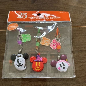 Tdr Halloween Ghost Pumpkin Skeleton Mirror Strap Set - Picture 1 of 2