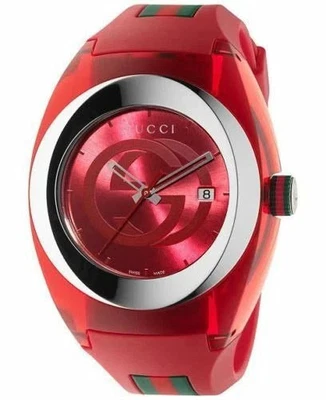 GUCCI SYNC YA137103 Men's Watch – Red Dial, Quartz Movement with Original Box - Image 1 of 4