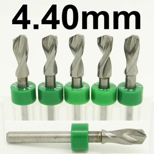 4.4mm .173" #17 Drill Bits 1/8" Shank Solid Carbide Five Pieces - R/S - Picture 1 of 4