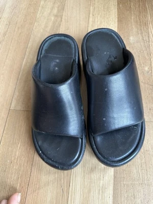 Sandalias Balenciaga para mujer negras con plataforma de tiro US6 EUR36 napa lisa Foto 1 de 4