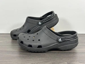 Crocs Clásico Zueco Zapatos Para Hombre Talla 11M Negro Sin Cordones Cómodo Sandalia Ligera - Imagen 1 de 15