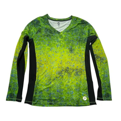 Camisa de sol Pelagic Solar Pro para mujer hexagonal dorado pesca 19360122 50+ UPF Foto 1 de 4