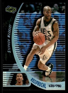 1998-99 Upper Deck Ionix - Stephon Marbury #37 631/750 - Picture 1 of 2