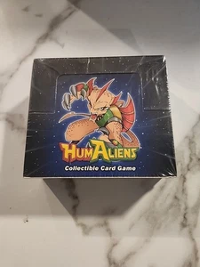 Vintage AEG HumAliens Collectible Card Game Challenge New Old Stock Booster Box - Picture 1 of 12