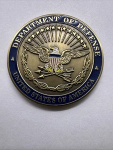 DEPARTAMENTO DE DEFENSA - Robert M Gates SECRETARIO DE DEFENSA MONEDA DESAFÍO - Imagen 1 de 2