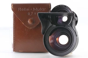 [Casi Como Nuevo] Lente Zeiss Rollei Mutar 0.7x para Rolleiflex con Estuche para Capucha de Japón - Imagen 1 de 9