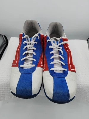 Steve Madden Men's 9.5 "Baller" Style Lace Ups Unique Color Block Leather Suede - Image 1 of 4