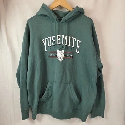 Hollister Hombre Sudadera con Capucha Yosemite Verde Pequeña Sudadera Foto 1 de 4