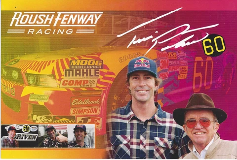 2013 TRAVIS PASTRANA RED BULL ROUSH FENWAY RACING #60 NASCAR NATIONWIDE POSTCARD Cover