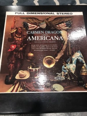 Carmen Dragon / Capitol Symphony Orchestra - Americana (1960 U.K.) Used Vinyl LP - Image 1 of 3