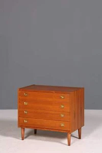 Wunderschöne Mid Century Kommode Teak Holz Sideboard Vintage Schubladen Kommode - Bild 1 von 8