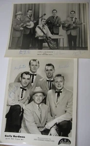 Curly Herdman & The West Virginia Boys Signed Promo Arcade 8x10 Originals 1950's - Picture 1 of 7