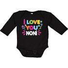 Inktastic I Love You Noni With Flowers Long Sleeve Creeper Family Cute Adorable