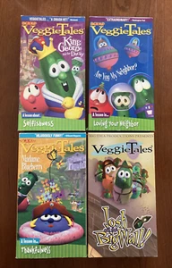 VeggieTales VHS Tapes Lot of 4 Read Below For Titles - Picture 1 of 11