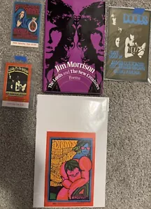 The Doors Jim Morrison Concert Tickets And Original Book - Picture 1 of 10