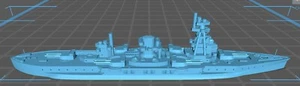Settsu WWII - IJN - Wargaming - Asse e Alleati - Miniatura Navale - Vittoria in Mare - Foto 1 di 4