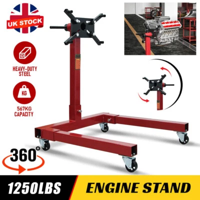 Engine Gearbox Support Stand 1250 lbs 567kg Heavy Duty Swivel Transmission - Image 1 of 4