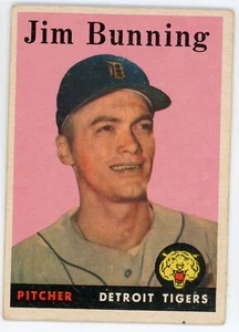 1958 Topps Jim Bunning #115 Tigers VG+ - Picture 1 of 1