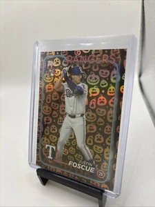 2024 Topps Update Series - Jack-O'-Lantern Foil #US296 Justin Foscue Texas 🤠 - Bild 1 von 1