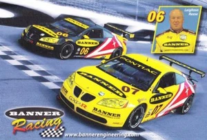 2007 Leighton Reese Banner Racing Pontiac GXP.R GT Grand Am RSCS Hero Card - Bild 1 von 1