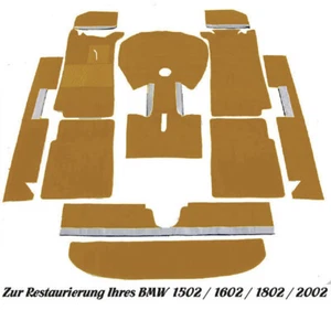Cognac loop carpet kit for BMW 02 Automatic 1502 - 1602 - 1802 - 2002 - Picture 1 of 1