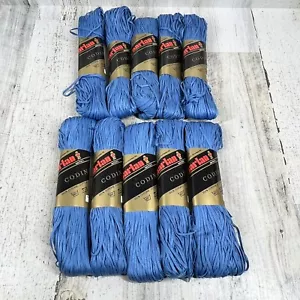 Aarlan de H.E.C. Lote de 10 madejas de hilo azul Codina 100 % algodón #939 50 g - Imagen 1 de 4
