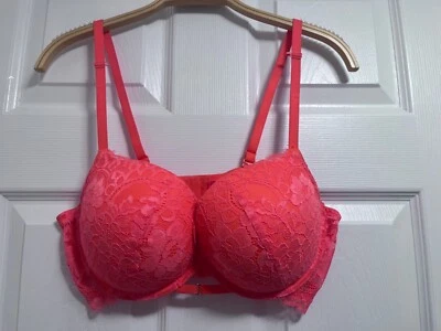 SUJETADOR PUSH UP SEXY LA SENZA BEYOND 38C EN NARANJA TROPICAL! Foto 1 de 4
