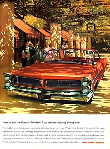 1963 Pontiac Bonneville Fitzpatrick Kaufman rivista originale Life stampa vintage annuncio - Foto 1 di 1