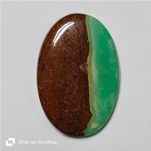 Piedra preciosa crisoprasa suelta cabujón bio crisoprasa para joyería 71 quilates ME-10375 - Imagen 1 de 7