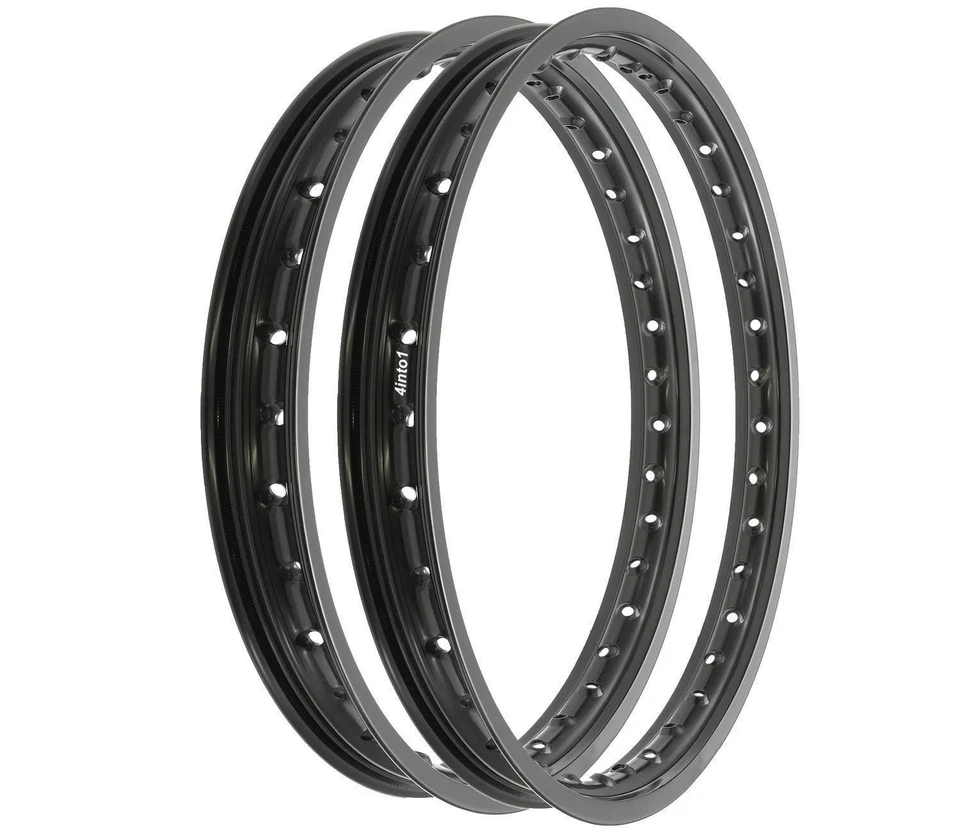 Conjunto de aro de alumínio preto Rising Sun - Honda C110 CA110 Sport Cub 50 - 1960 - 1969 - Imagem 1 de 1