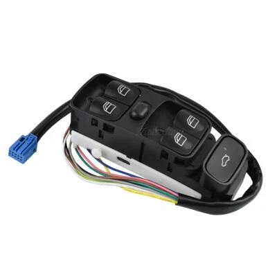 Interruptor de ventana eléctrica delantero izquierdo mercedes-benz c230 c240 c280 c32 amg c320 Foto 1 de 4