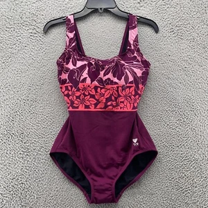 TYR Swimwear Womens 8 Red Burgundy Narciso Full Coverage One Piece - Picture 1 of 12