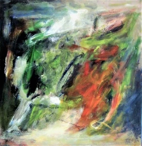 Chinese contemporary art - Zuosi Jiang - abstract oil painting - Picture 1 of 3