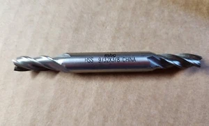 (1 Qty) INTERSTATE 01705185 HSS 4FL Double End Mill 9/32" x 3/8" x 11/16'' - Picture 1 of 3