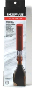 Farberware Soft Grips Battery Operated Corkscrew Effortless Removal & Base Stand - Picture 1 of 1