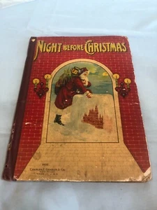 ANTIQUE Night Before Christmas Charles Graham Childrens Book #F54 - Imagen 1 de 6