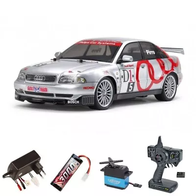 Tamiya Audi A4 Quattro Touring TT-01E 4WD 1/10 2,4GHz Komplettset - 300047414SET - Bild 1 von 2