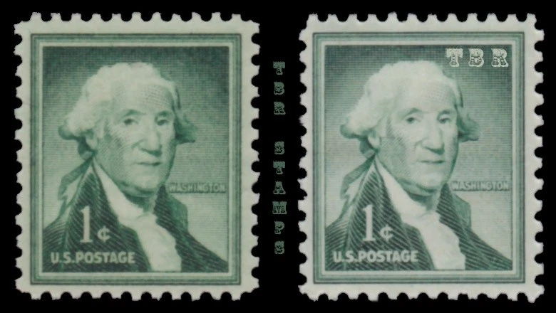 1031& 1031b Washington 1c Wet Dry Print Liberty Issue Variety Set MNH - Buy Now - Image 1 of 1