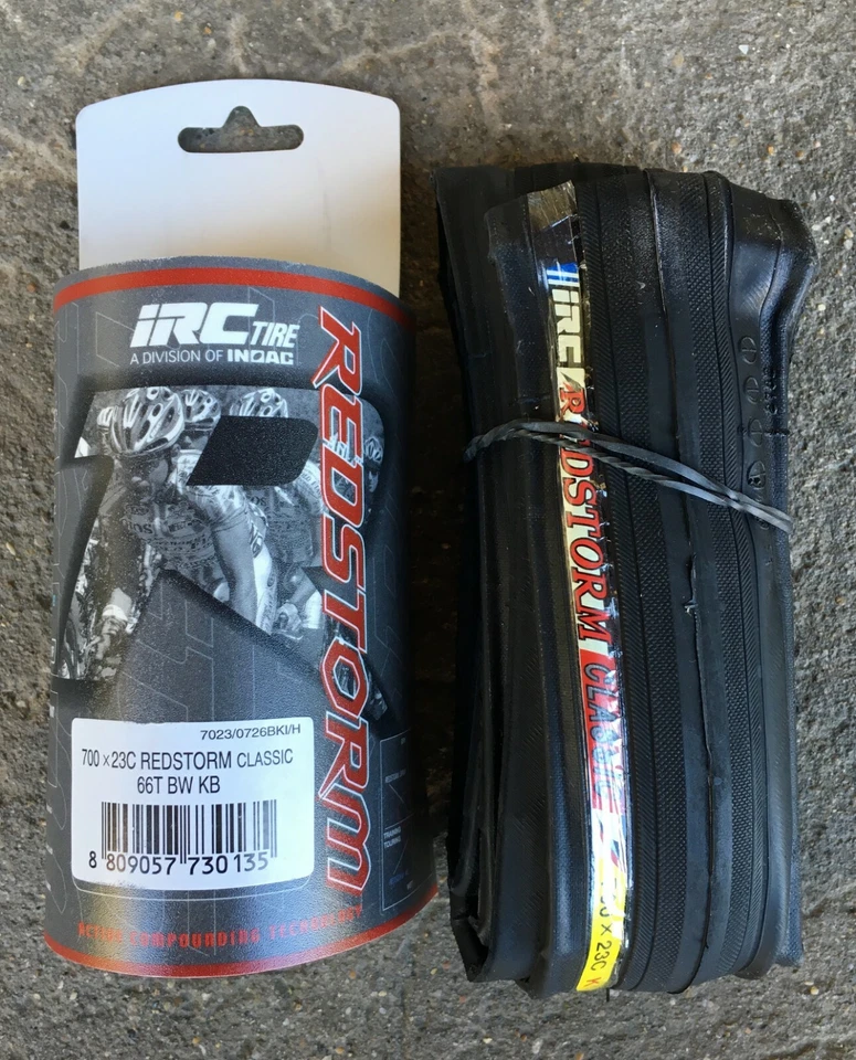 Clincher Racing Bicycle IRC Tire Redstorm Classic 700x25 Road Bike Tire Folding Foto 1 de 1