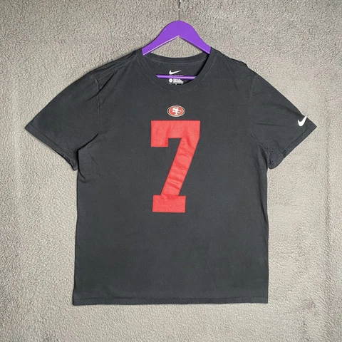 Nike San Francisco 49ers Colin Kaepernick Jersey T Shirt Mens Size Large Cover